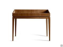 Aneko solid walnut secretary desk