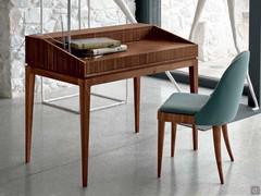 Aneko solid walnut secretary desk