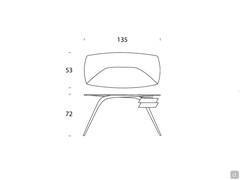 Logos desk - Model and measurements