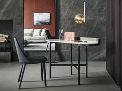 50 cm deep marble writing desk Asia by Bonaldo