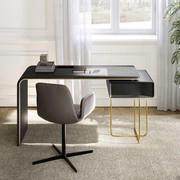 Brighton black and gold designer desk