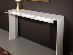 Designer console table with drawers Cabo, available in three sizes and two matte lacquer finishes