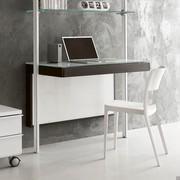 Kosmos wall mounted console table used as a desk