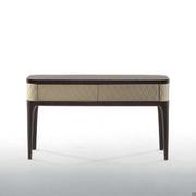 Tiffany quilted leather console table