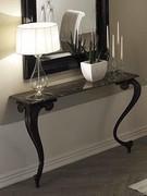 Wide range of finishes available for top and legs of Cantori's George console table