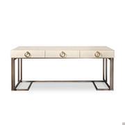 This luxury console table has a linear art deco design