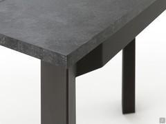 Detail of Slate melamine top