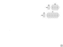 Cedric extending console - Table seats scheme