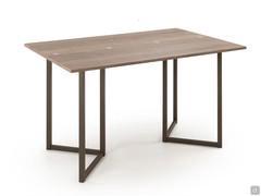 Fold console table when open and transformed into a 130 x 85 cm table