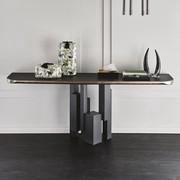 Skyline console table with rounded corners 