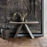 Convivium console by Cattelan with structure in titanium embossed metal