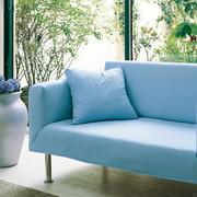 Color of the cushion matched with the color of the sofa upholstery