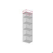 Custom Reductions for Almond Bookcase - Height