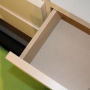 Almond Bookcase Accessories - drawer structure