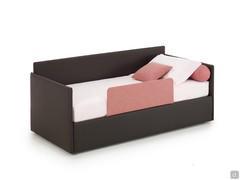 Birba single bed with satefy panel