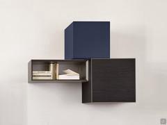 California wall-mounted storage cabinet in a composition with the California open elements