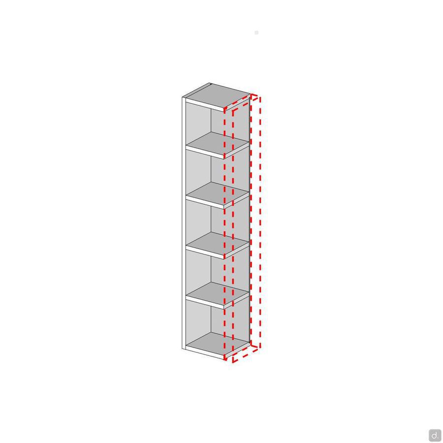 Custom Reductions for Almond Bookcase - Width