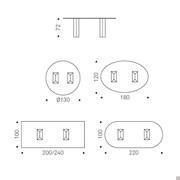 Diapason table - models and measurements