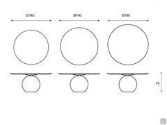 Circus table - models and measurements