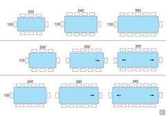 Sigma extending iron and wood table - Seating Schemes