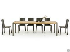 Gary dining table 160x80 cm long, extended to 260 cm