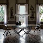 Hystrix steel base table by Cattelan 