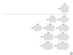 Nouvelle modern table - Table seats scheme