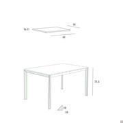 Extension measurements and table structure