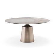 Round table Yoda by Cattelan with keramik stone top