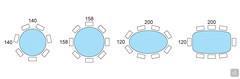 Table Seating Chart - Keramik top