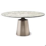 Round table Yoda by Cattelan with marble effect Keramik top