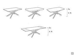 Argus Table - Fixed and extending model