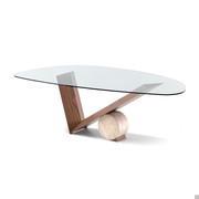 Valentino wooden and stone table