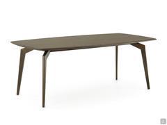 Ethan table made of solid Canaletto walnut