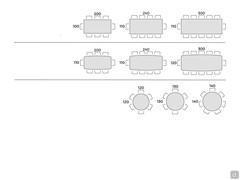 Ethan table - Table seats scheme