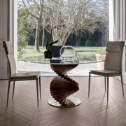 Elegant spiral-shaped table Firenze