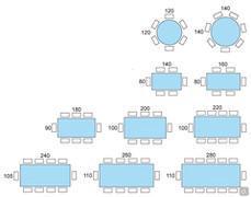 Cruise table - Table Seats Scheme