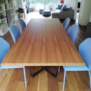 Rectangular table with crossed bases Cruise - customer photo