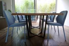 Rectangular table with crossed bases Cruise - customer photo