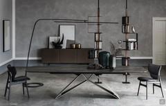 Premier table by Cattelan with a Keramik stone top