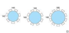 Table Seats Schemes - wood veneer