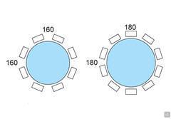 Table Seats Schemes - wooden top and inserts in Keramik stone