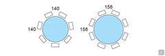 Table Seats Schemes - keramik top