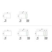 Nimbus extending table with laminam top - expample of modularity