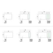 Nimbus extending table with laminam top - example of modularity