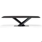 Stratos table by Cattelan with marble effect Keramik top