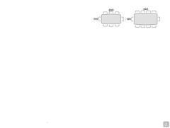 Pois Table - Table seats scheme