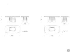 Pois table - Model and measurements