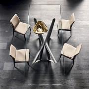 View from above of Marathon by Cattelan dining table