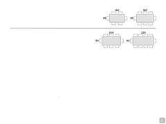  Cavalletto modern table - Table seats scheme